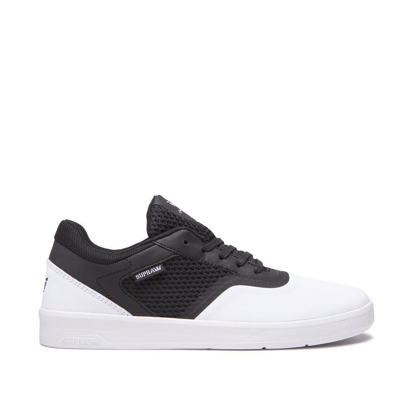 Zapatillas Bajas Supra Argentina Mujer - SAINT Negras / Blancas (ZLMOK-7409)